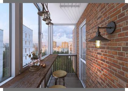 Настенное освещение лоджии в Жуковском