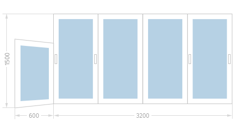 Остекление балконов и лоджий в многоэтажках серии I-515/9Ш